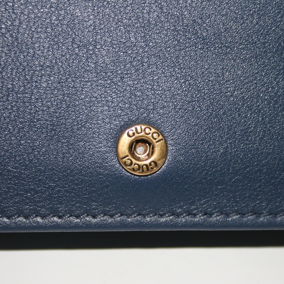 Gucci GG Trapuntata Zumi Floral Card Case Wallet - Picture 6 of 7